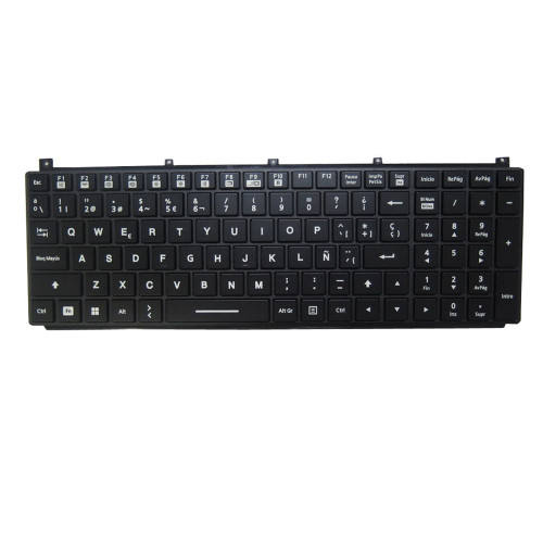 Laptop With Backlit Keyboard For Getac X600 Server G1 Spanish SP Black With Frame New