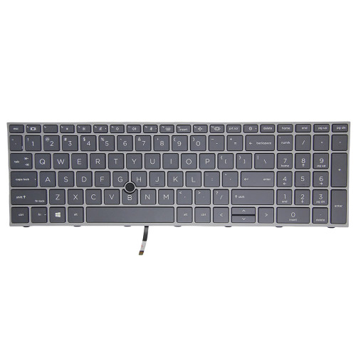 Laptop Keyboard For HP ZBook Fury 17 G7 ZBook Fury 17 G8 M20128-001 M0679-001 BKSSUA0M2FW53H PK132UQ1A00 with backlit United States US Black New