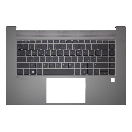Laptop PalmRest&Keyboard For HP ZBook Studio G8 M74255-251 with backlit HDMI port Russian RU Gray