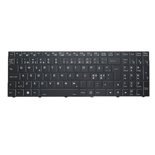 Laptop No Backlit Keyboard For Gigabyte G6 2024 G6 KF / G6 MF Nordic NE Black Frame New