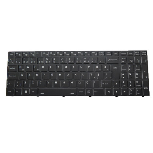 Laptop No Backlit Keyboard For Gigabyte G6X (2024) G6X 9KG / G6X 9MG Turkey TR Black Frame New