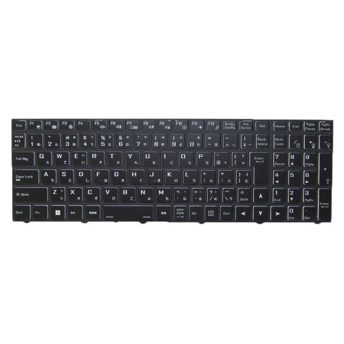 Laptop No Backlit Keyboard For CLEVO PD50PNR PD50PNR (-D)(-G) PD50PNR-D PD50PNR-G Japanese JP Black Frame New