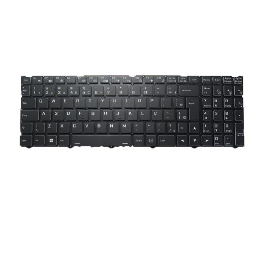 Laptop No Backlit Keyboard For CLEVO PD51PNN PD51PNN (-D)(-G) PD51PNN-D PD51PNN-G Brazilian BR Black Frame New
