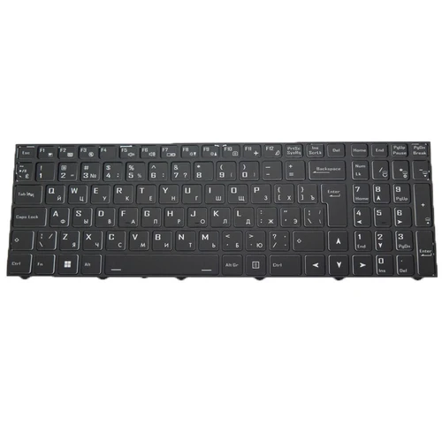 Laptop No Backlit Keyboard For CLEVO PD51PNP PD51PNP (-D)(-G) PD51PNP-D PD51PNP-G Russian RU Black Frame New
