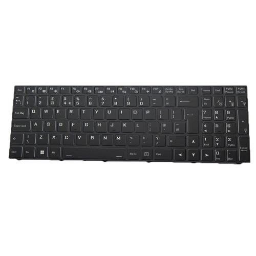 Laptop No Backlit Keyboard For CLEVO PD70SND PD70SND (-D)(-G) PD70SND-D PD70SND-G United Kingdom UK/GB Black Frame New