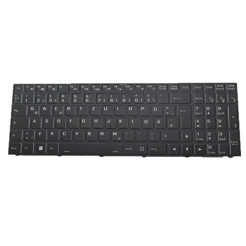 Laptop No Backlit Keyboard For CLEVO PD71PNP1 PD71PNP1 (-D)(-G) PD71PNP1-D PD71PNP1-G German GR Black Frame New