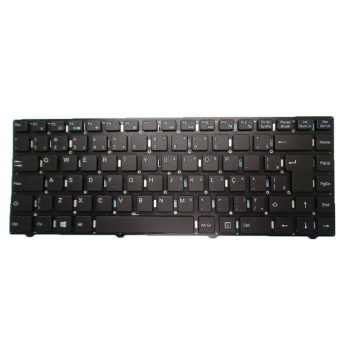 Black Laptop Keyboard For Positivo Stilo XC3552 Brazilian BR No Frame New