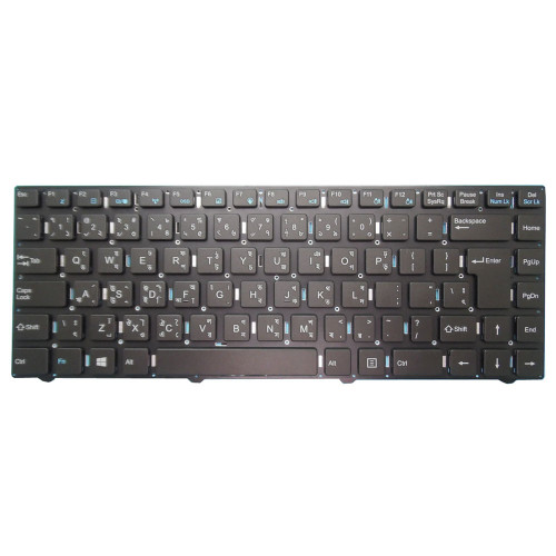 Black Laptop Keyboard For Positivo Stilo XC3552 Bengali Bangla MU No Frame New