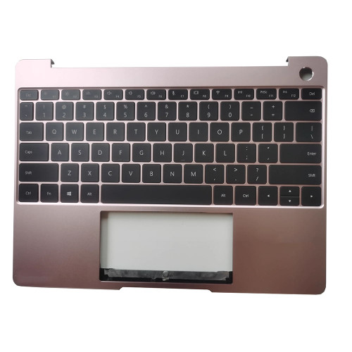 Laptop PalmRest&keyboard For HUAWEI MATEBOOK 13 HNL-WFP9 HNL-WFQ9 Pink Upper Case United States US keyboard