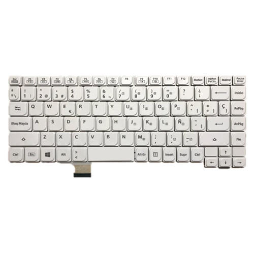 Laptop Keyboard For Panasonic Let's Note CF-LX2 CF-LX3 CF-LX4 CF-LX5 CF-LX6 Spanish SP White New