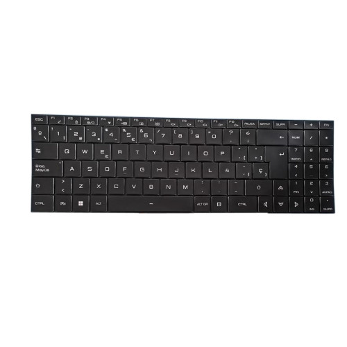 Laptop Keyboard For Tongfang GM7MQ8P 17.3 Spanish SP With Backlit Black No Frame New