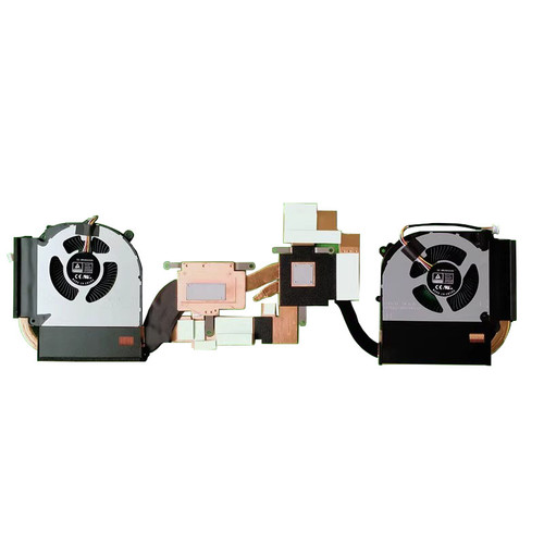 Laptop CPU GPU FAN&Heatsink For CLEVO NP50 NP50PN5 6-31-NP5N2-101 MQ6X New