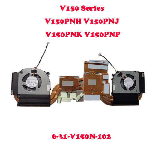 Laptop CPU GPU FAN&Heatsink For 6-31-V150N-102 4PIN DC 5V 0.5A New