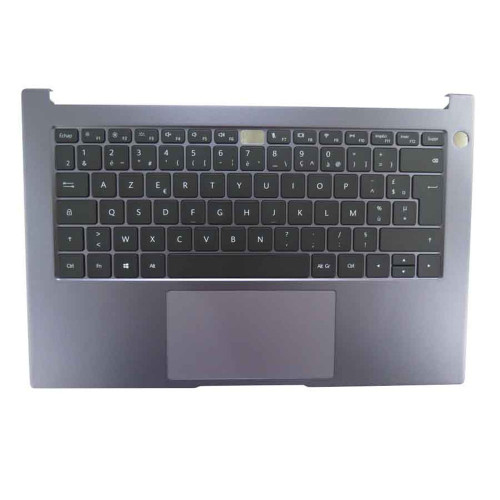 Laptop PalmRest&keyboard For HUAWEI MATEBOOK B3-420 NDZ-WDH9A NDZ-WDI9A NDZ-WFH9A NDZ-WFE9A Gray Top Case French FR Black keyboard With Touchpad