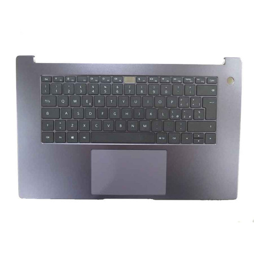 Laptop PalmRest&keyboard For HUAWEI MateBook B3-510 BBZ-WBE9 BBZ-WBH9 BBZ-WBI9 BBZ-WBH9Q BBZ-WBE9Q BBZ-WBI9Q Gray Top Case Italian IT Black keyboard With Touchpad