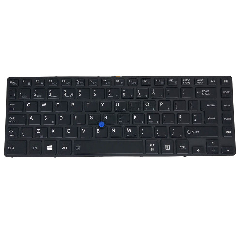 Laptop Keyboard For Toshiba For Portege A30T-C A30T-C1340 United Kingdom UK Black With Backlit&Pointing New