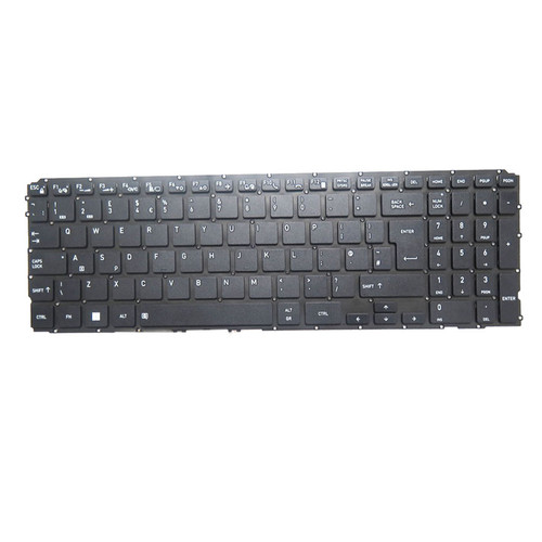 Laptop Keyboard For Dynabook For Satellite Pro C50-K United Kingdom UK Black Without Frame New