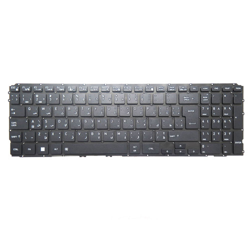 Laptop Keyboard PK133Y11A08 V6323A Arabia AR Big Enter Black Without Frame New