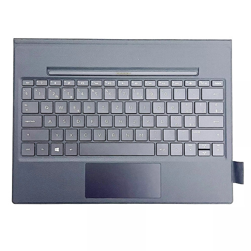 Laptop Bluetooth Keyboard Base For HP for ENVY X2 Detachable 12-G000 L16739-BG1 with keyboard softcover with backlit Swiss SW Black