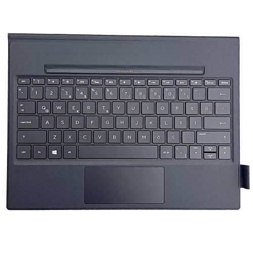 Laptop Bluetooth Keyboard Base For HP for ENVY X2 Detachable 12-G000 L16739-141 with keyboard softcover with backlit Turkish TR Black