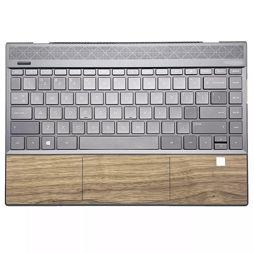 Laptop PalmRest&keyboard For HP for ENVY 13-AQ0000 L53418-001 with backlit United States US wood grain version Brown