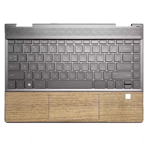 Laptop PalmRest&keyboard For HP for ENVY X360 13-AR0000 13Z-AR000 L53453-001 with backlit United States US wood grain version Brown
