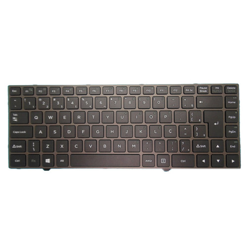 Laptop Without Point Stick Keyboard For SHM16G28PAJF512 82R-14E280-4218 16G2JF510PAL-E No Backlit Brazil BR Gray Frame New