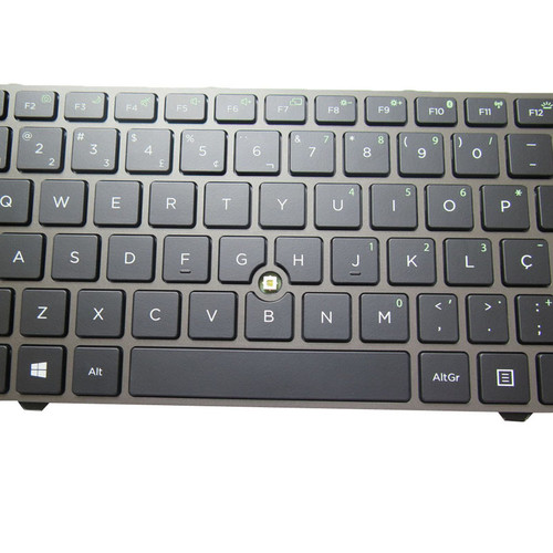 Laptop With Point Stick Keyboard For SHM16G28PAJF512 82R-14E280-4218 16G2JF510PAL-E No Backlit Brazil BR Gray Frame New