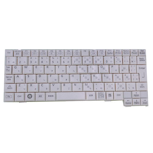 Laptop Keyboard For Panasonic Let's note CF-R6 CF-R7 CF-R8 CF-R9 N860-7675-T151 Japanese JP JA White Used