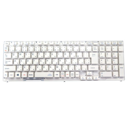 Laptop Keyboard For NEC LaVie NS710/FAW-J PC-NS710FAW-J NS760/GAW-J PC-NS760GAW-J Japanese JP JA White Without Frame New
