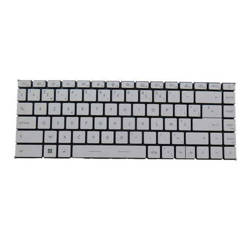 Laptop Backlit Keyboard For MSI Summit E15 A11SCS A11SCST Belgium BE White Without Frame New