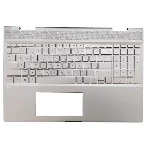Laptop PalmRest&keyboard For HP Envy X360 15-CN0000 15T-CN000 L20747-251 Russian RU Silver