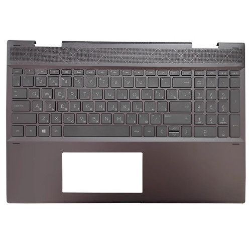 Laptop PalmRest&keyboard For HP Envy X360 15-CP0000 L32763-251 Russian RU Brown