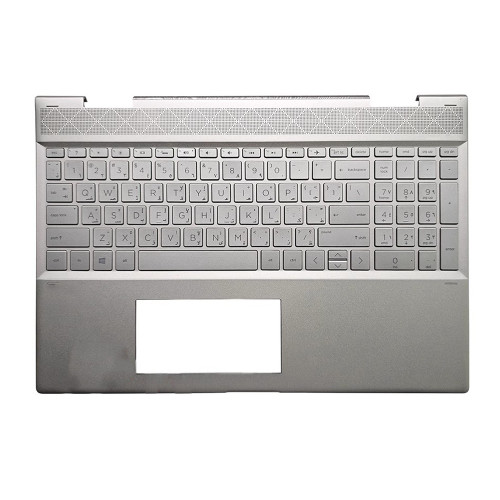 Laptop PalmRest&keyboard For HP Envy X360 15-CN0000 15T-CN000 L20746-171 Arabia AR Silver