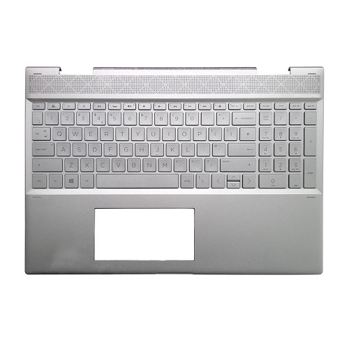 Laptop PalmRest&keyboard For HP Envy X360 15-CN0000 15T-CN000 L20747-031 United Kingdom UK Silver