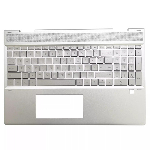 Laptop PalmRest&keyboard For HP Envy X360 15-DR0000 15-DR1000 15M-DR0000 L53815-001 with backlit United States US Silver