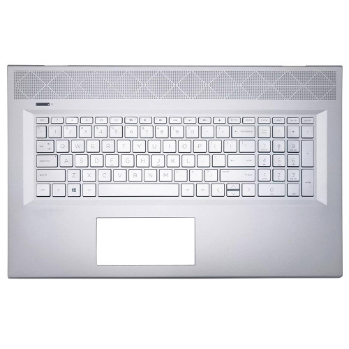 Laptop PalmRest&keyboard For HP Envy 17-BW0000 17T-BW000 17M-BW0013DX L20714-001 with backlit United States US Silver