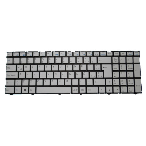 Laptop Keyboard CVM15F36LA-43012 6-80-N25L0-480-1P Latin America LA White No Frame New