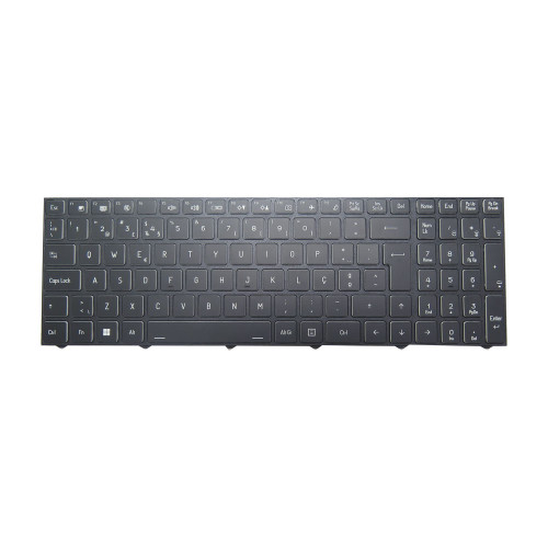 Laptop No Backlit Paper Keyboard For CLEVO PC70DC PC70DD2 PC70DF1 (PC70DN2 PC70DR PC70DP PC70DS)(-D) PC70HP PC70HR PC70HS Portugal PO Black Frame New