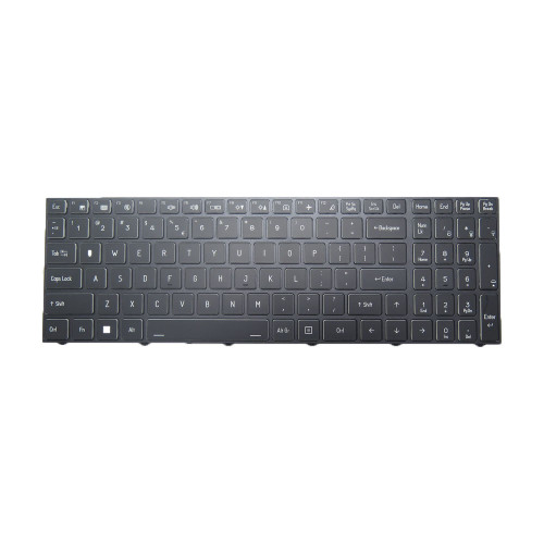 Laptop No Backlit Paper Keyboard CVM18H93U49430G 6-80-NL711-01A-1 English US Black Frame New