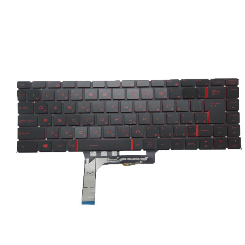 Laptop Backlit Keyboard For MSI GS65 GF63 PS42 WS65 WP65 P65 Japanese JP Red Word New