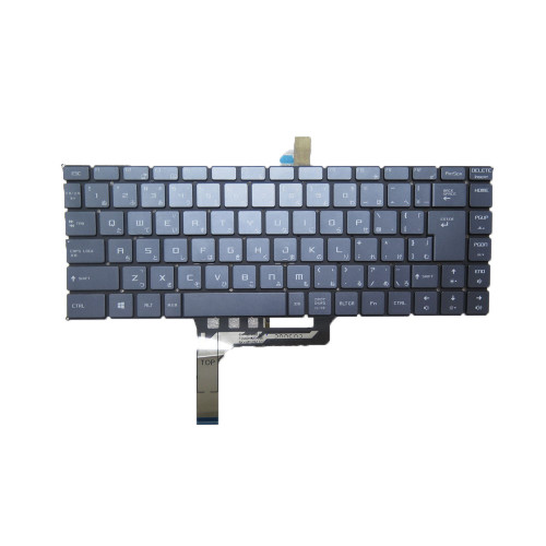 Laptop Monochrome Backlit Keyboard 9Z.NEVBN.C0J Japanese JP Gray No Frame New
