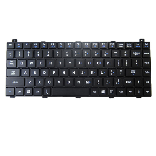 Laptop Keyboard For GETAC V110 English US Black With Frame New