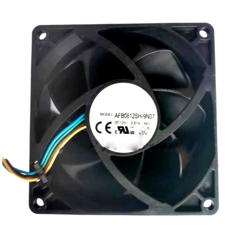Cooling Fan AFB0812SH-9N07 8CM 4Lines DC12V 0.51A New