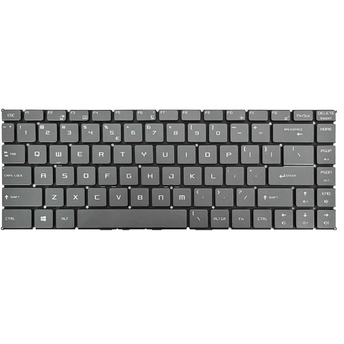 Laptop Keyboard For MECHREVO S1-01 S1-02 S1-03 S1-04 United States US Gray With Backlit