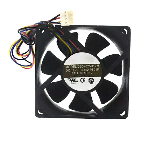 Cooling Fan For QNAP TS-269 Pro DS07025B12M P005 Compatible DS07025B12M P501K DC12V 0.4A