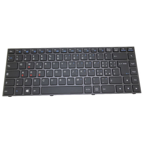 Laptop Keyboard For Ekimia Drift N131 N141 Italy IT Black With Gray Frame With Backlit New