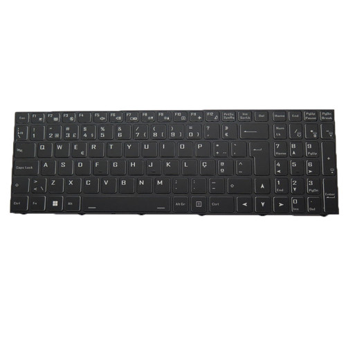 Laptop Keyboard For Ekimia Leopard Portugal PO With Black Frame Without Backlit New