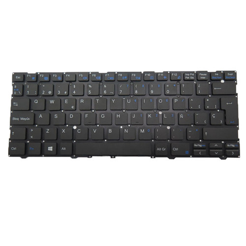 Laptop Keyboard For Ekimia Pulsar Spanish SP Without Backlit Black Without Frame New