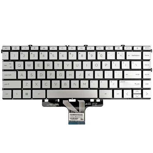 Laptop Keyboard For HP Envy X360 15-EW0000 15-EW1000 15T-EW000 15T-EW100 with backlit United States US Silver